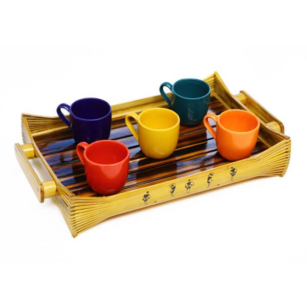 Finger Joint Black Tray