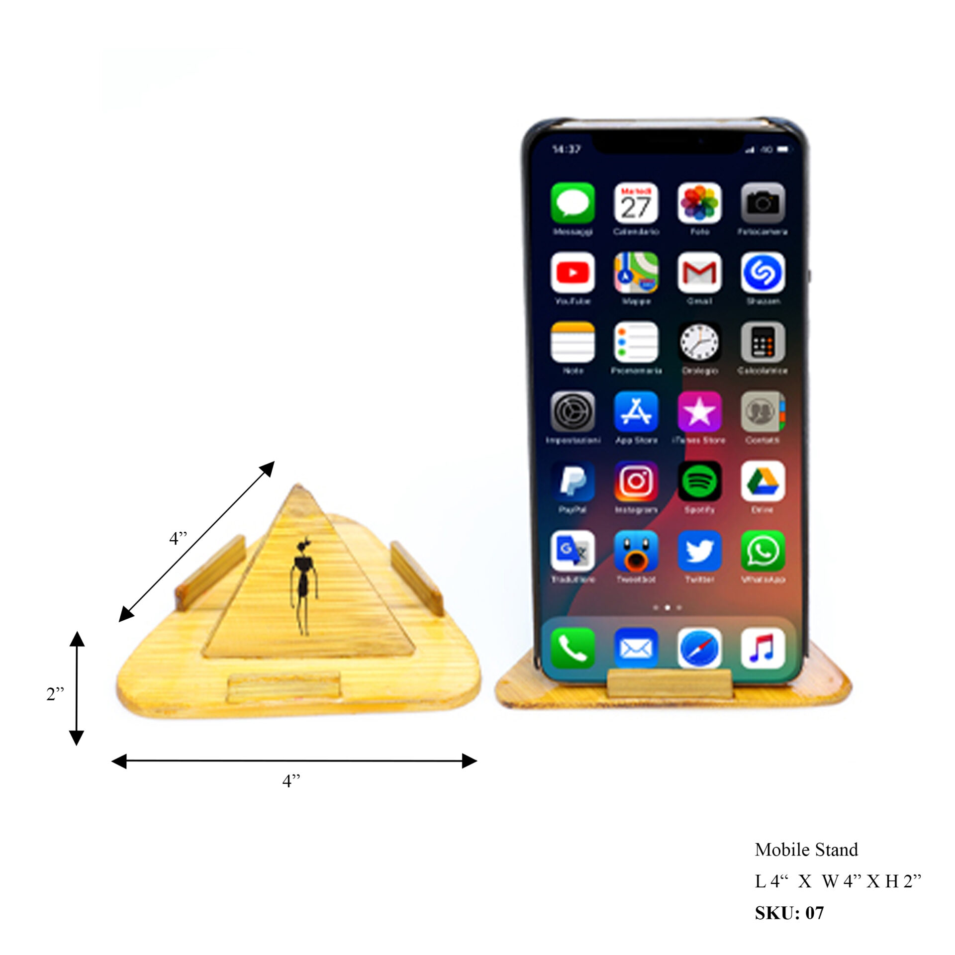 Triangle Mobile Stand